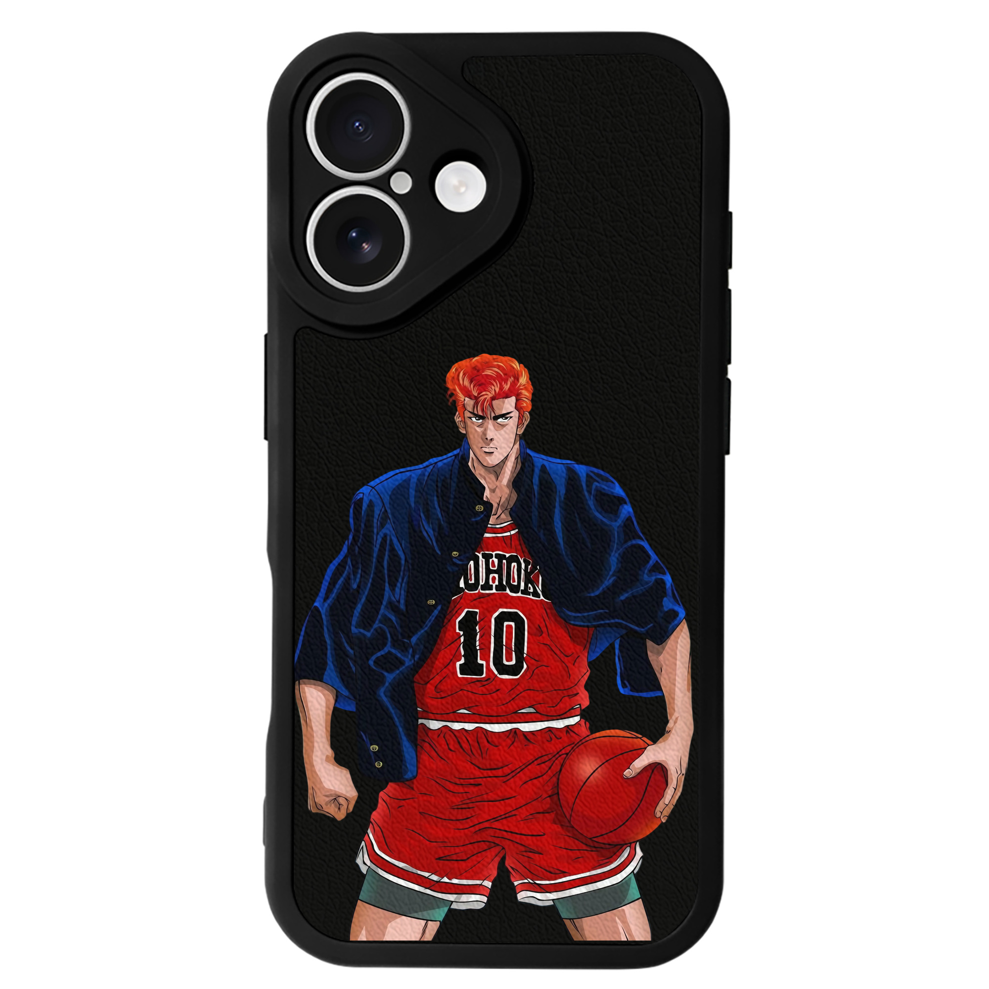 （画像用） SLAM DUNK／スラムダンク 【iPhone 16シリーズ対応】シリコンスマホケース（レザー調） 材質：シリコン